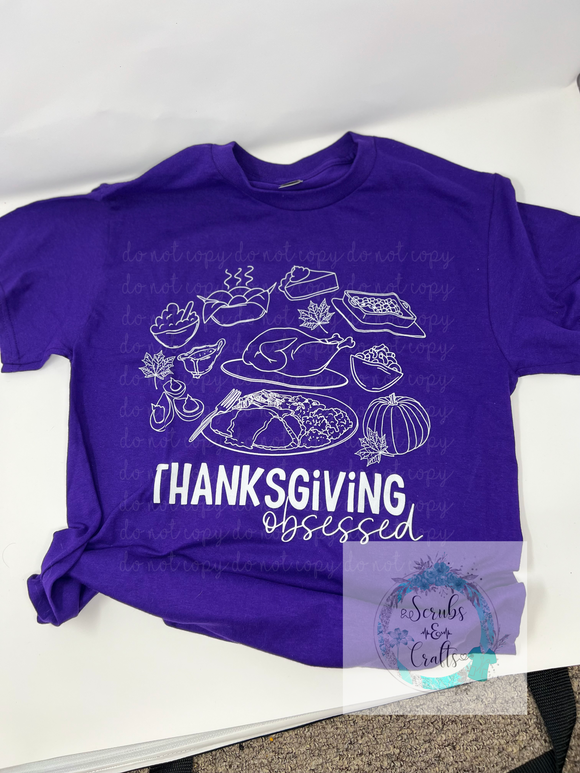 Thanksgiving Obsessed Tshirt