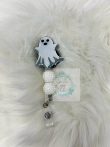 Cute ghost badge reel